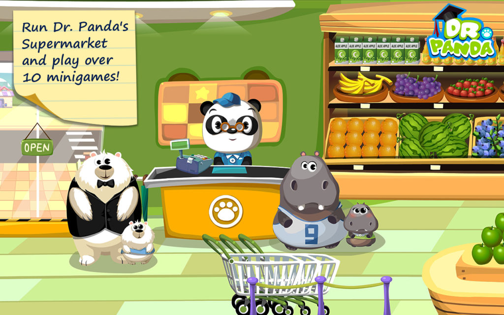 dr panda supermarket by the sea with three apps best travel apps best games for holidays