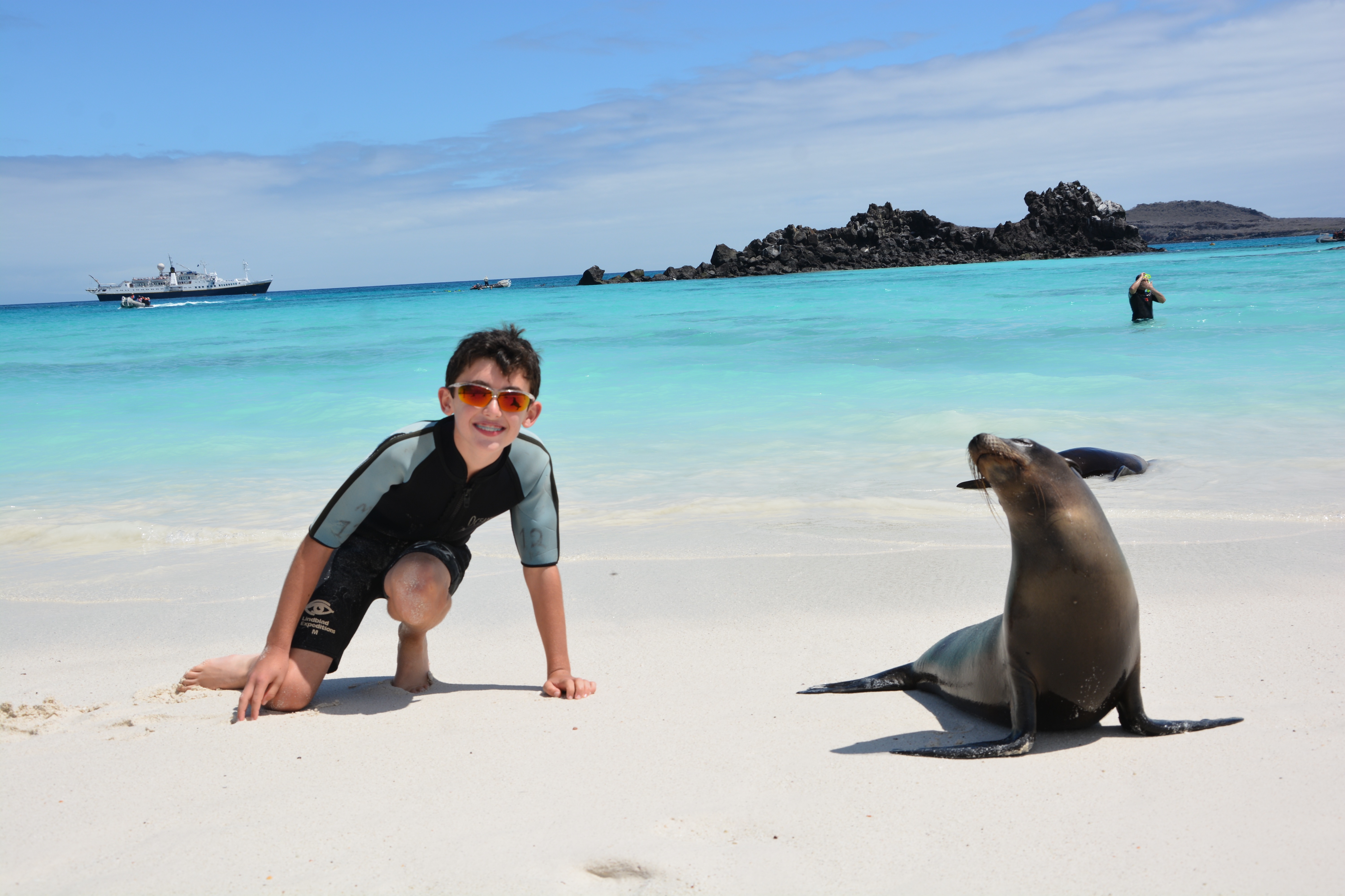 Galapagos Islands Eucador Amie OShaughnessy Travel with Kids Holidays with children By the Sea with three