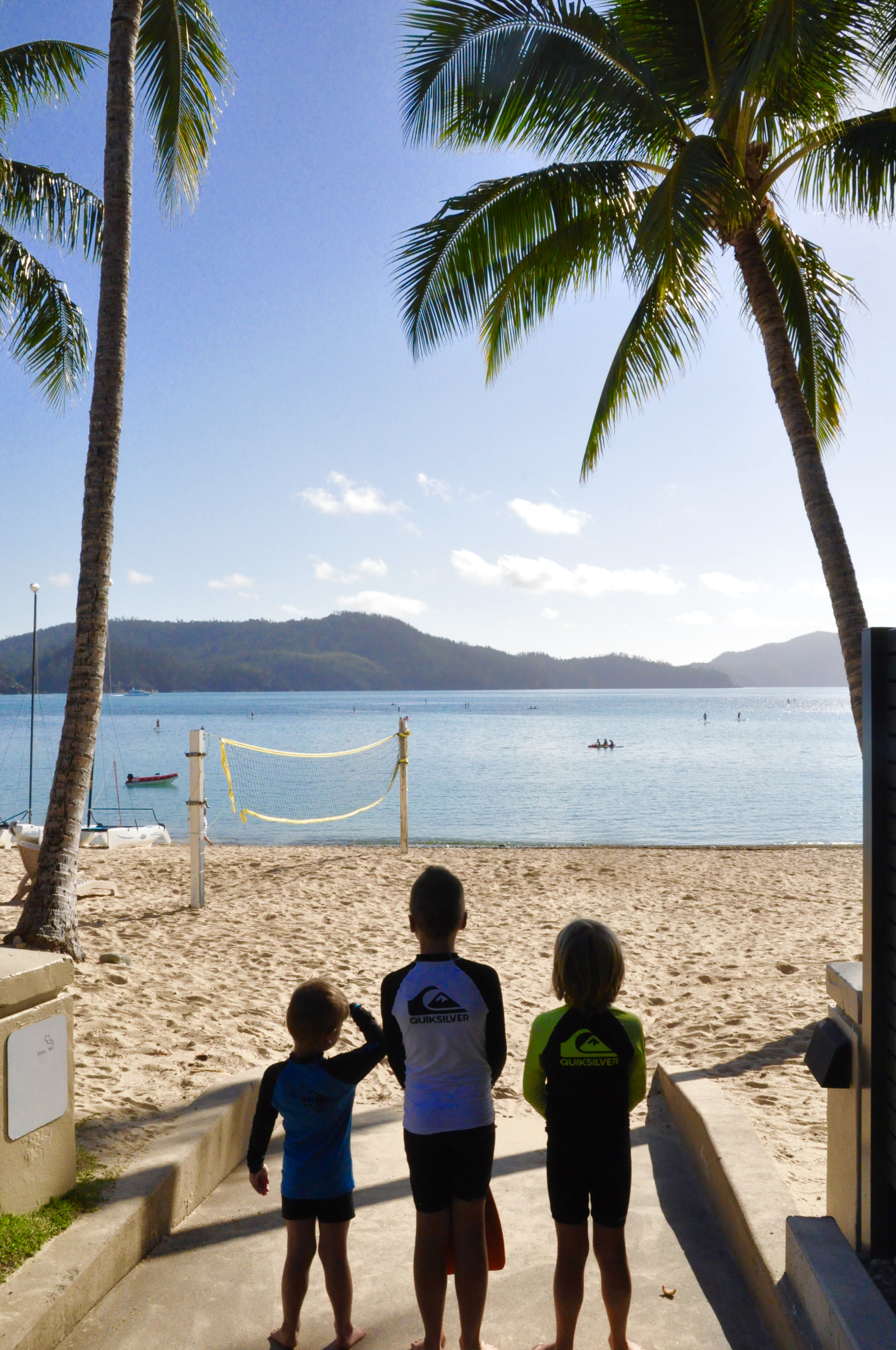 hamilton island by the sea with three family travel