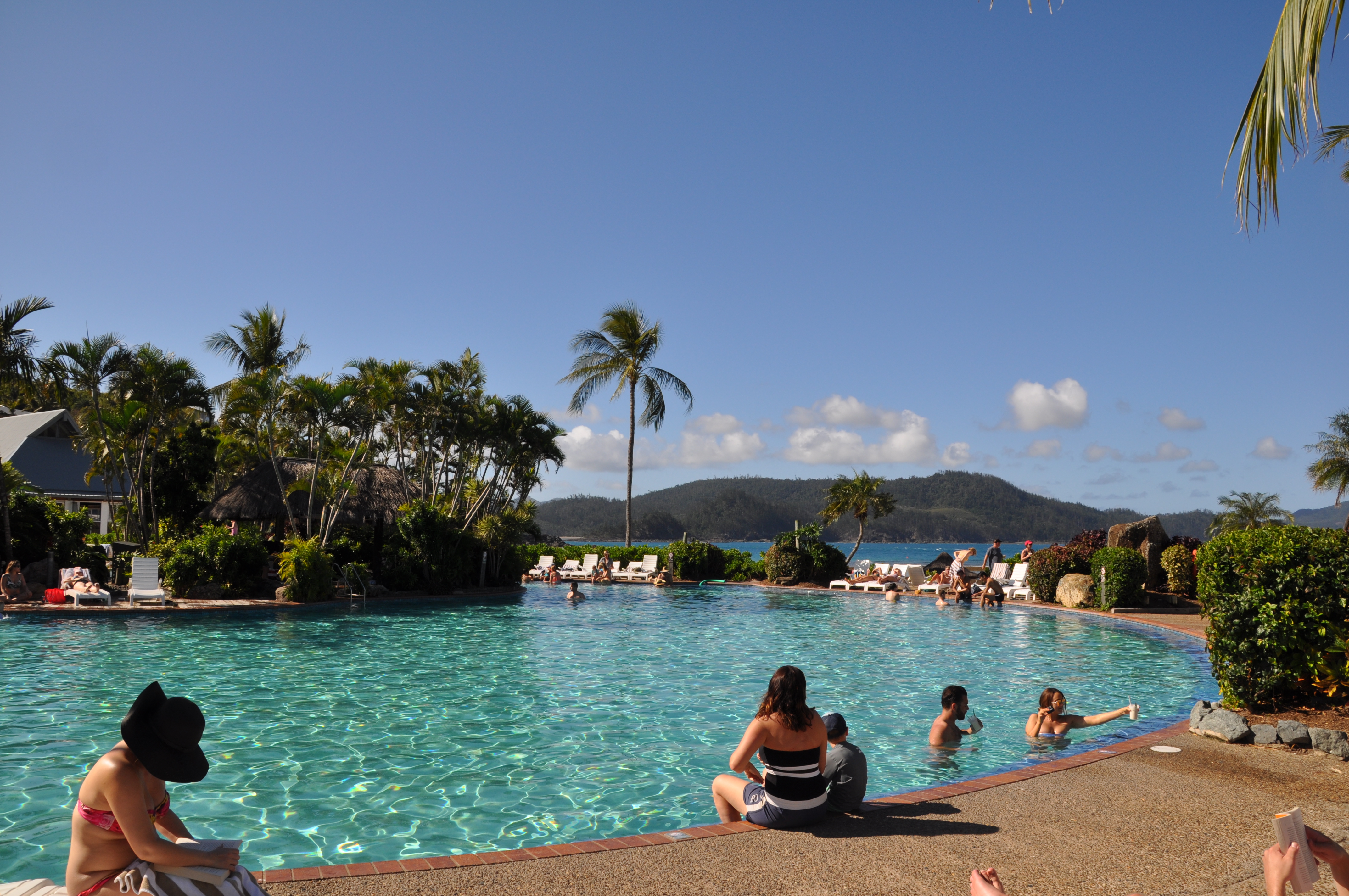 hamilton island by the sea with three family travel pool whitsundays queensland